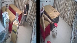 Hack camera spa chị gái vú to bướm múp đi triệt lông